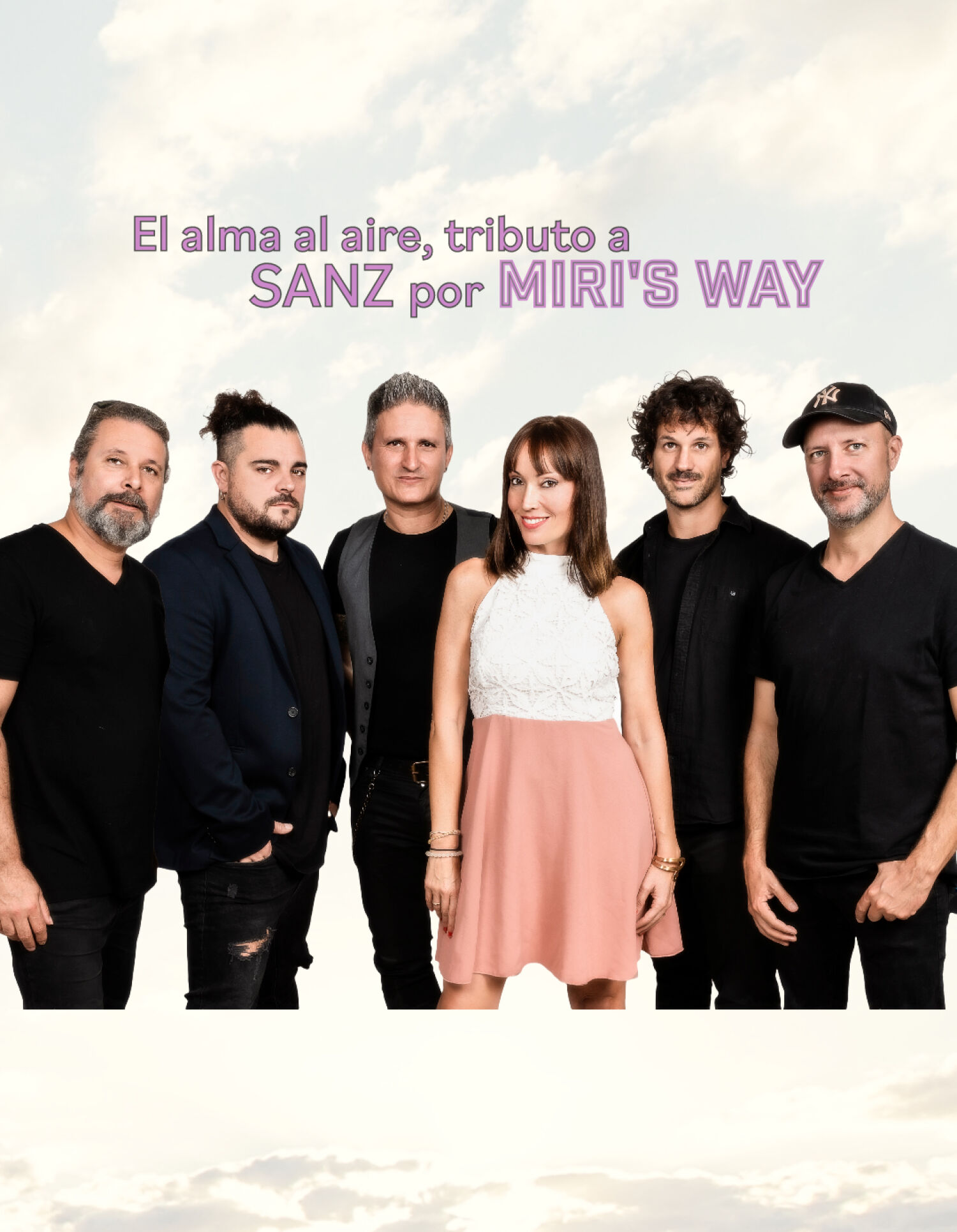 Imatge promocional de l'espectacle «El alma al aire, tributo a Sanz»