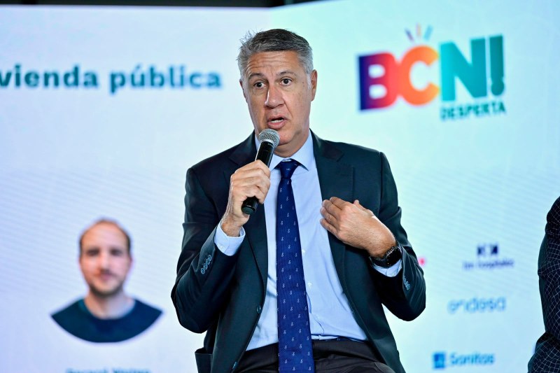 Imatge de l'Ajuntament de Badalona sobre la intervenció de l'alcalde al fòrum BCN! Desperta