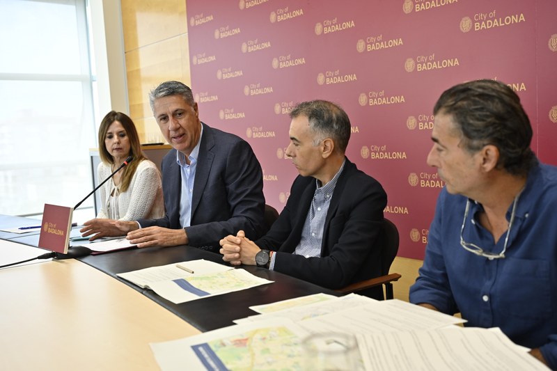Imatge de l'Ajuntament de Badalona sobre la nova ordenació de Can Colomer