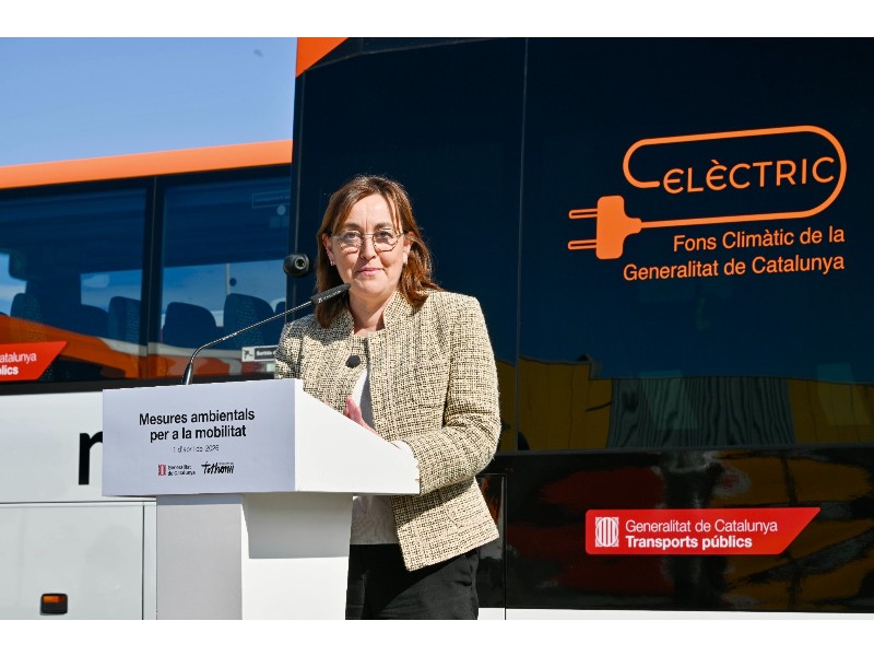 Imatge que acompanya la nota del Govern sobre les línies de bus interurbà