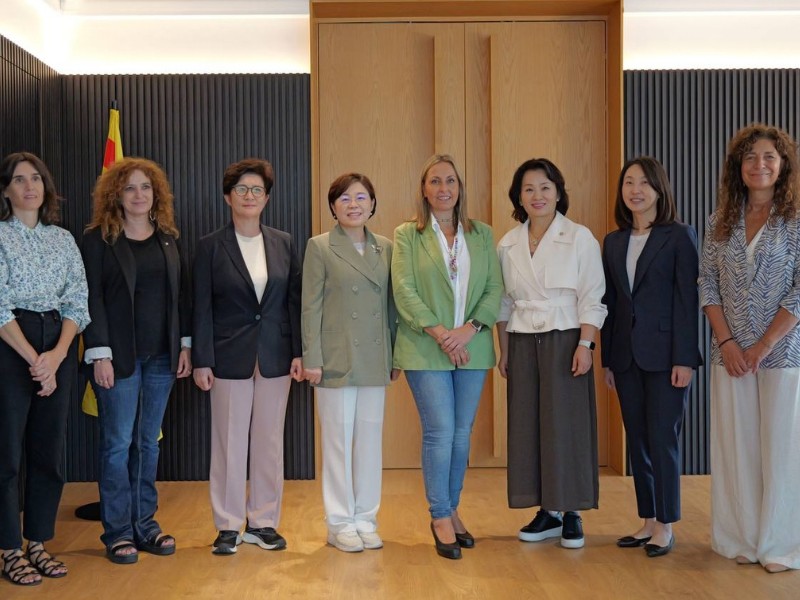 Imatge de la sala de premsa del Govern
