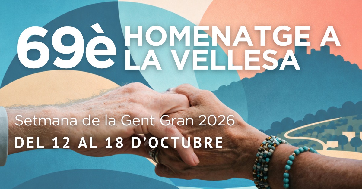 Cartell fotogràfic de l'Homenatge a la Vellesa de Cabrera de Mar 2026