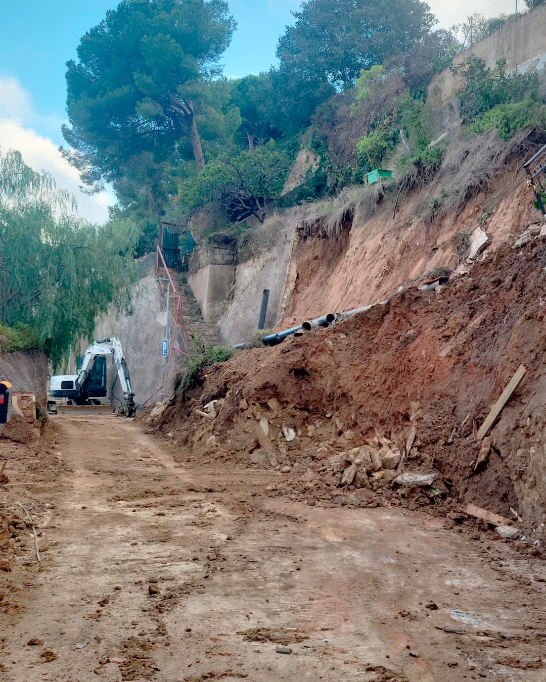El carrer Mare de Déu del Pilar de Cabrils
