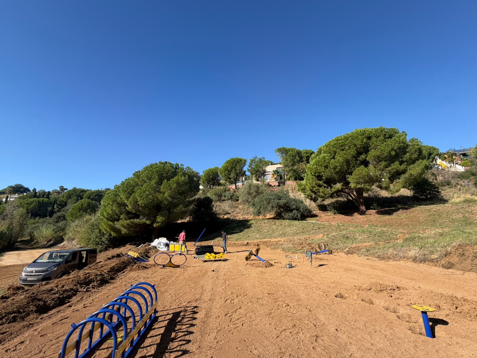 Zona per a gossos de La Muntanyeta, a Calella