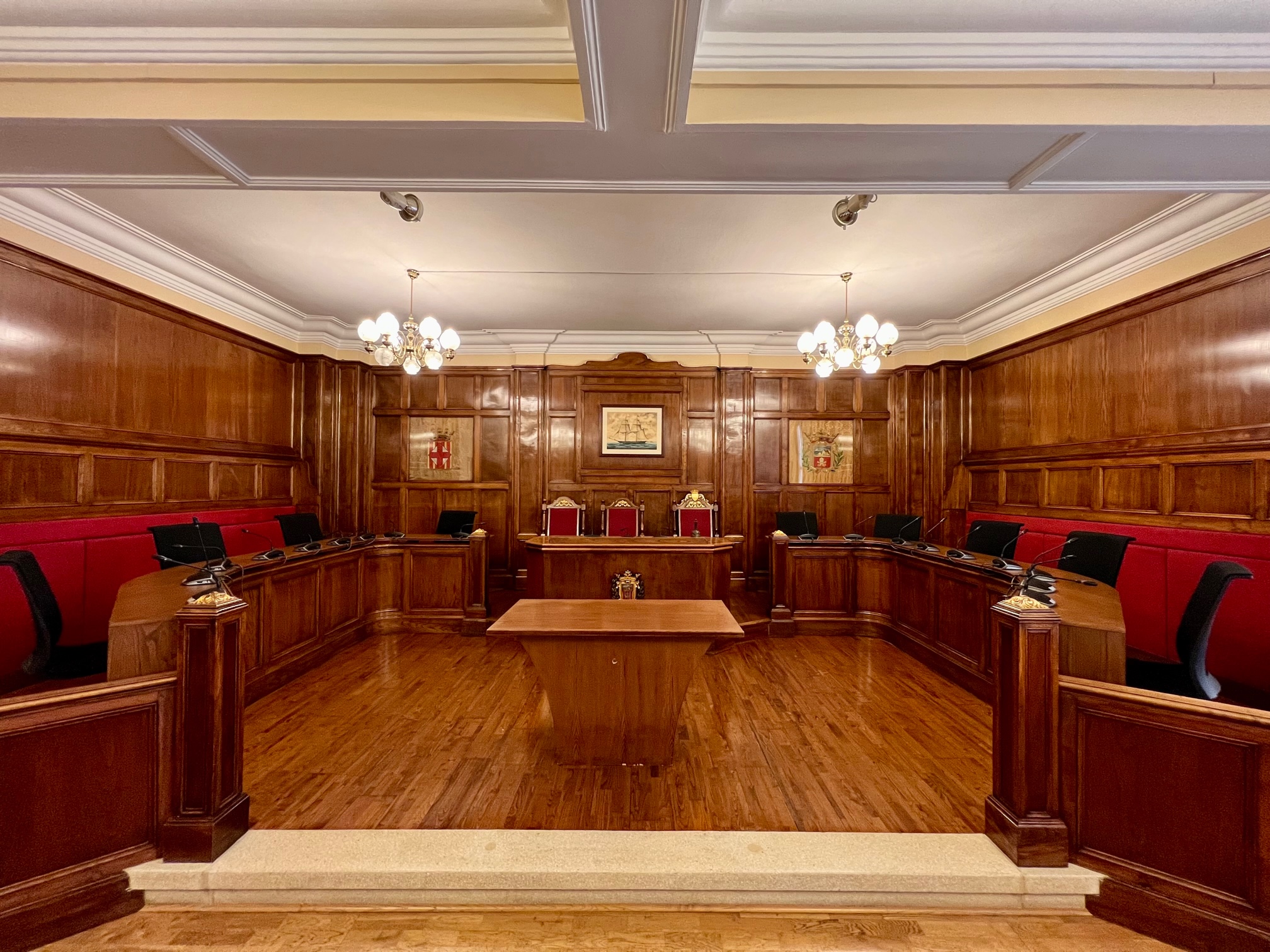Sala de plens de l'Ajuntament del Masnou
