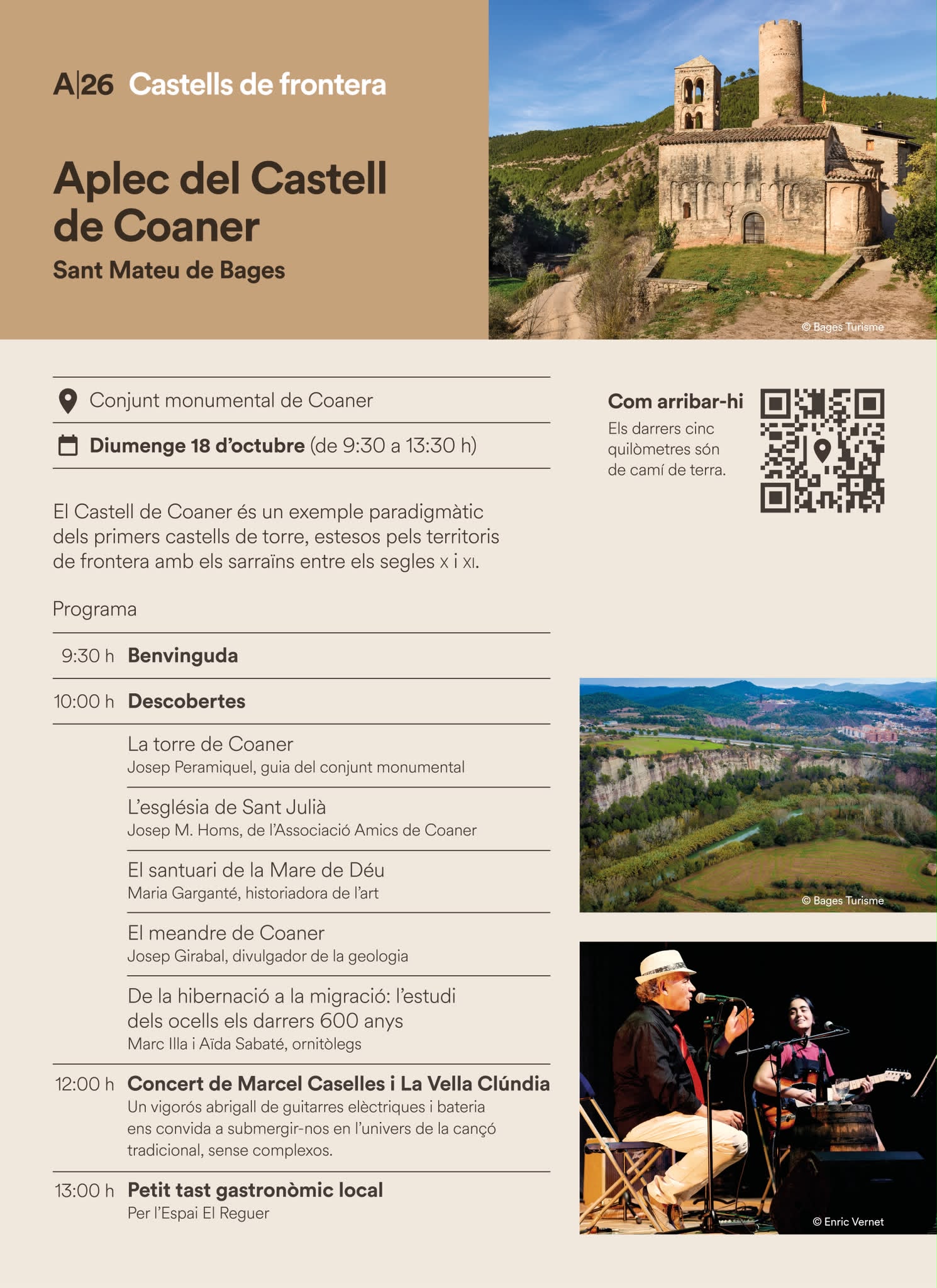 Imatge de l'Aplec de Patrimoni Obert al castell de Coaner