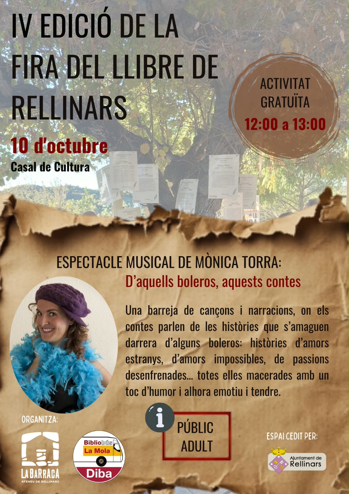 Imatge de la IV Fira del Llibre de Rellinars