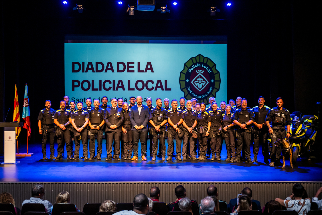 Acte de la Diada de la Policia Local de Sant Andreu de la Barca