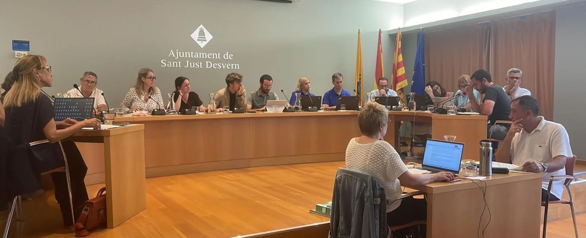 Imatge de la nota de l'Ajuntament sobre el Ple municipal de Sant Just Desvern