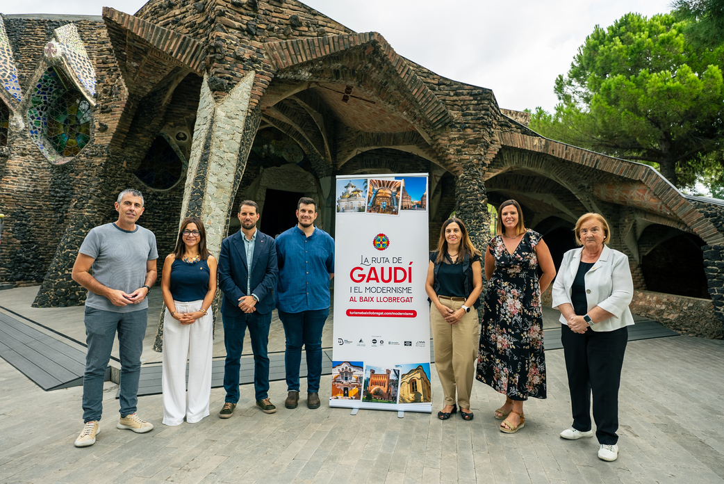 Presentació de la campanya La ruta de Gaudí i el modernisme a la Cripta Gaudí de la Colònia Güell