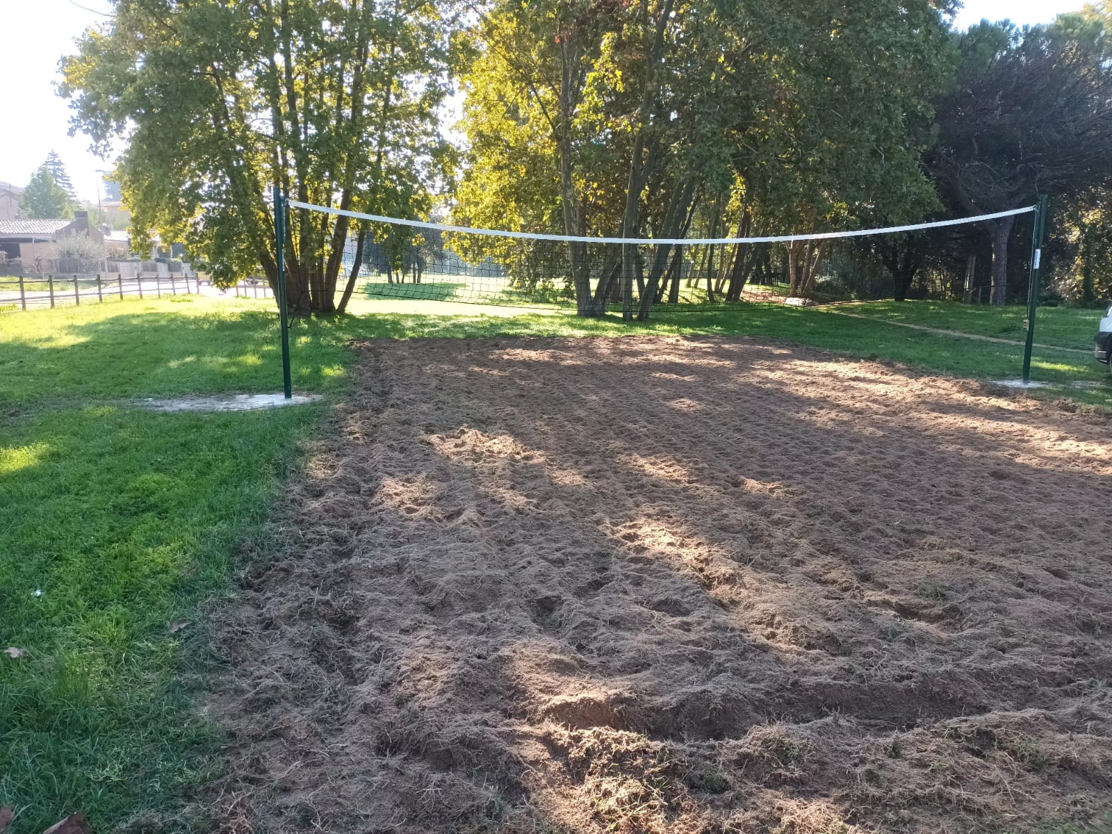 Pista de vòlei platja del parc de Can Font, a Santa Eulàlia de Ronçana
